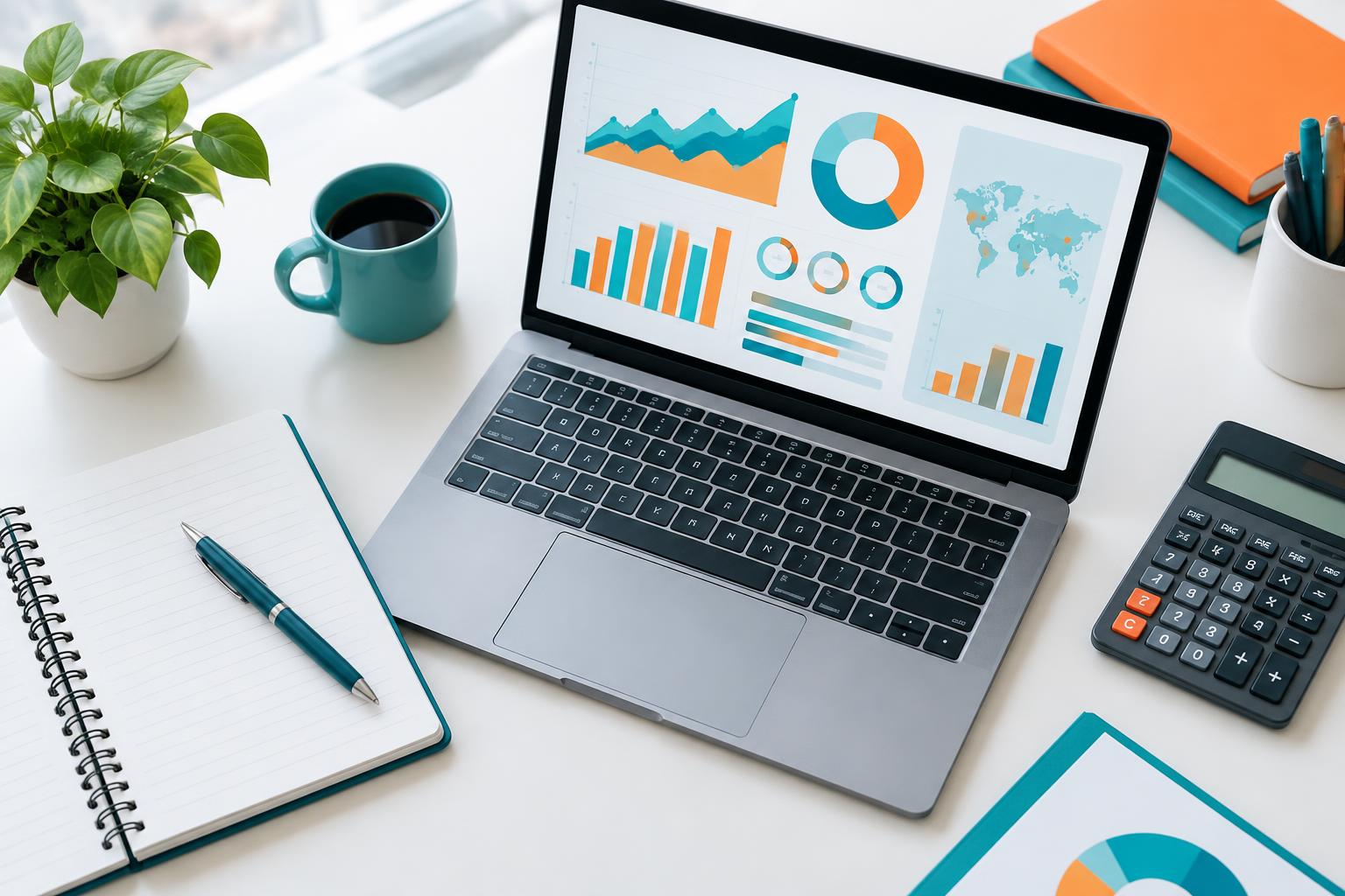 Advertising budget and campaign analytics workspace